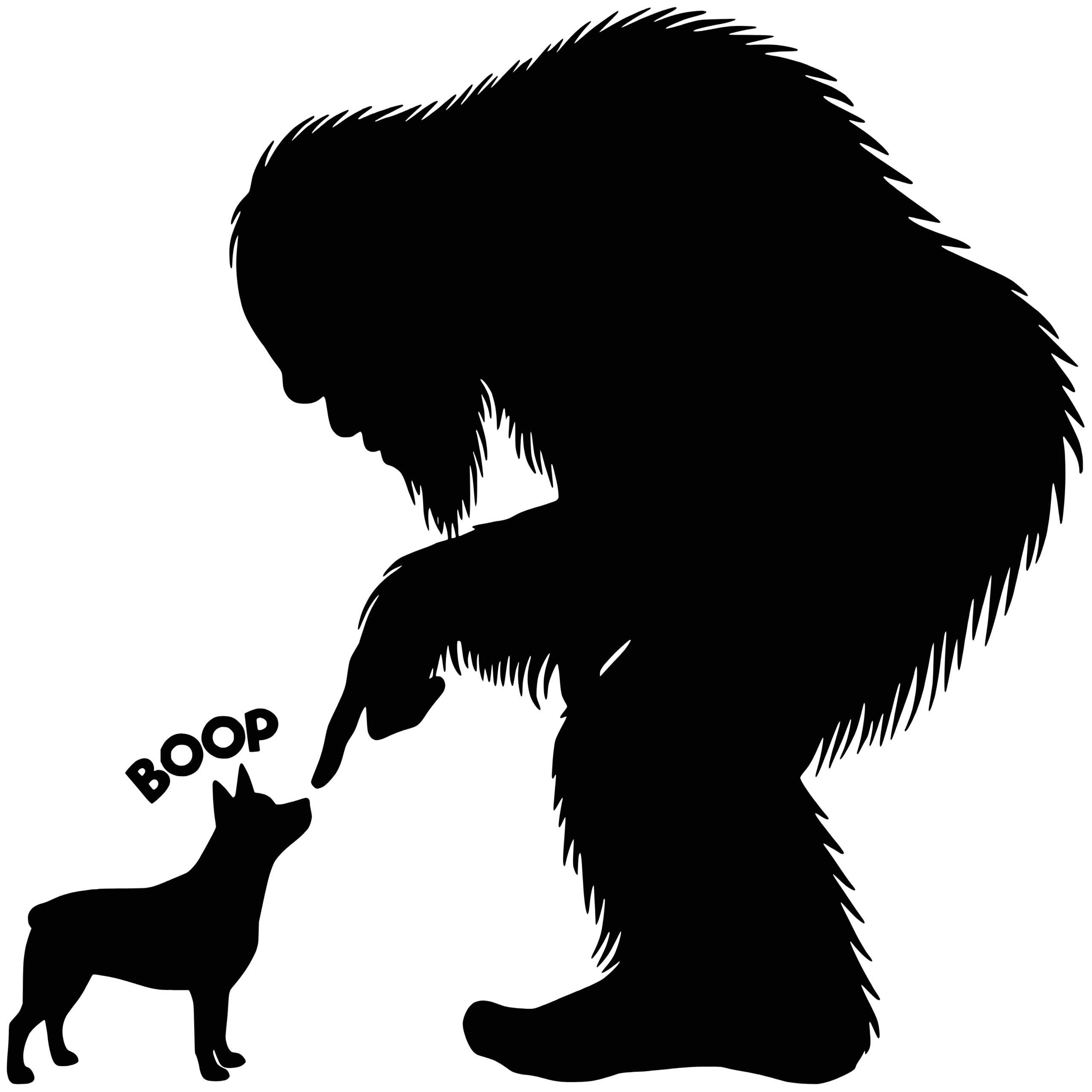 Blue Heeler Mini Bigfoot Boop Sticker