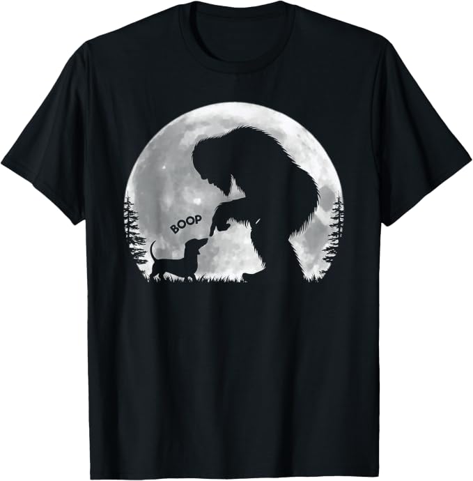 Dachshund Nose Boop Bigfoot T-Shirt