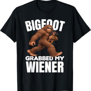 Bigfoot Grabbed My Wiener Sticker