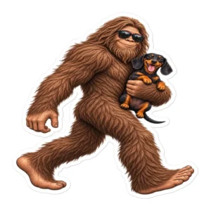 Bigfoot Grabbed My Wiener Sticker