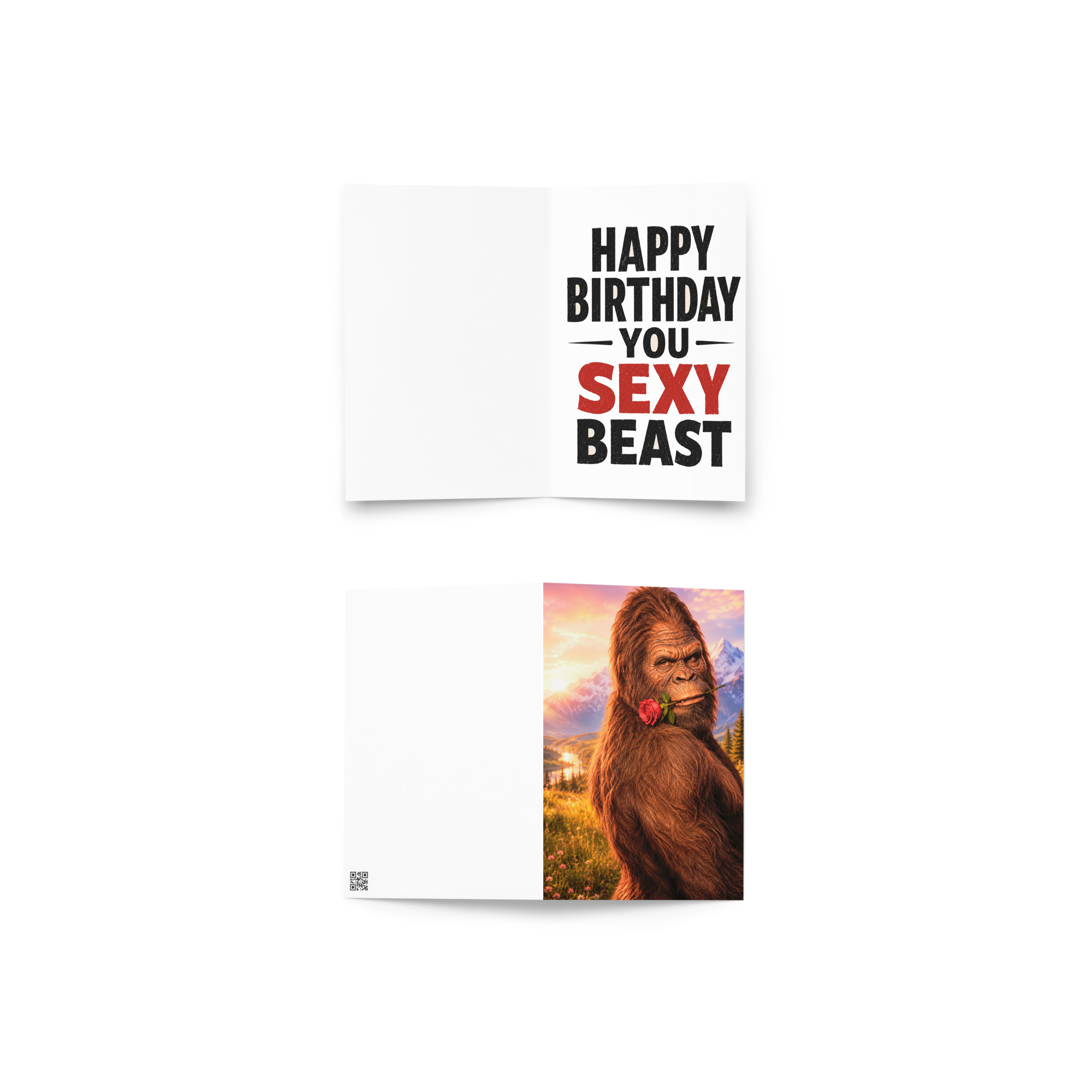 Happy Birthday You Sexy Beast Birthday Greeting Card - Image 2